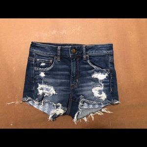 AE Cutoff Denim Shorts